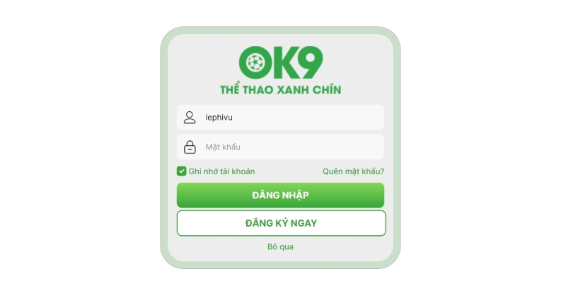 Đăng Nhập OK9 - Hướng Dẫn Thực Hiện Chi Tiết 3 Thông tin đăng nhập OK9 cần được bảo mật tuyệt đối không bị rò rỉ